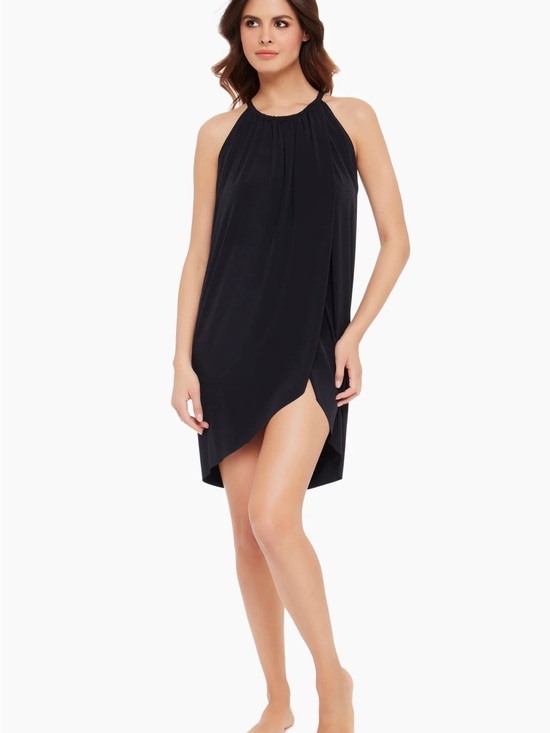 Magicsuit Other - Magicsuit Medium Black Draped Coverup Dress